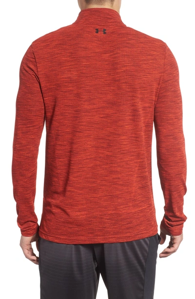 Shop Under Armour Siphon Regular Fit Half-zip Pullover In Red