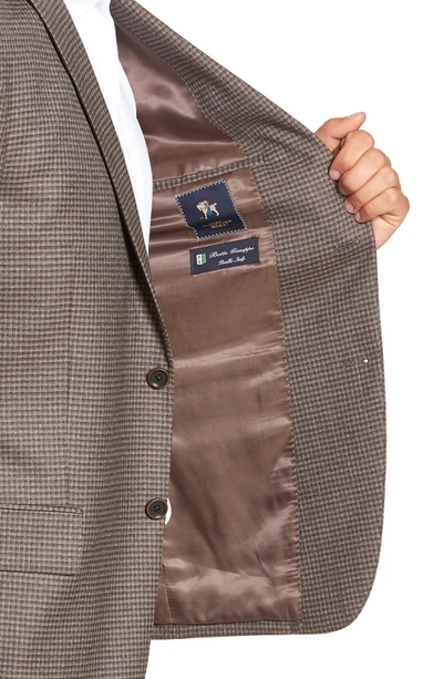 Shop Hart Schaffner Marx Classic Fit Stretch Check Wool Sport Coat In Mid Brown