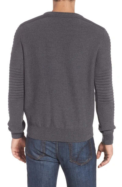 Shop Canada Goose Paterson Regular Fit Merino Sweater In Iron Grey