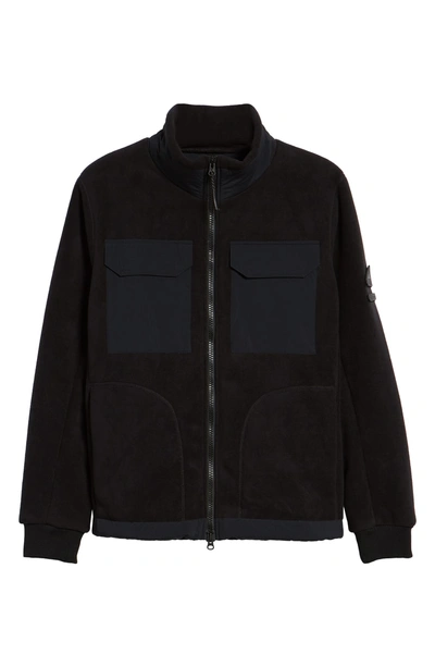Shop Penfield Schoening Zip Fleece Jacket In Black