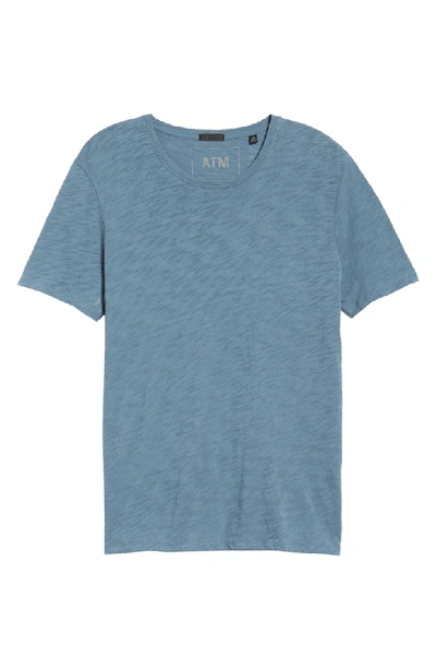 Shop Atm Anthony Thomas Melillo Crewneck T-shirt In Blue