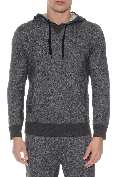 Shop 2(x)ist Hooded Pullover In Black Heather