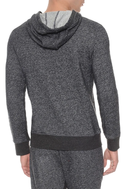 Shop 2(x)ist Hooded Pullover In Black Heather
