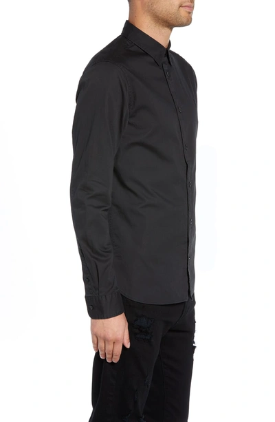 Shop Allsaints Redondo Slim Fit Shirt In Black