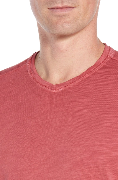 Shop Tommy Bahama Suncoast Shores Long Sleeve V-neck T-shirt In Plum Raisin
