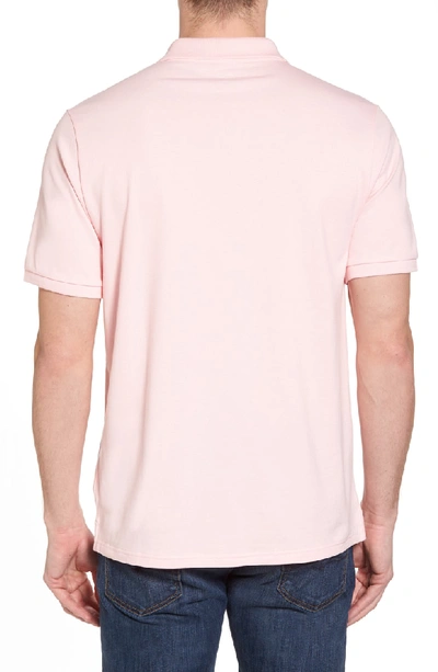 Shop Vineyard Vines Regular Fit Pique Polo In Flamingo