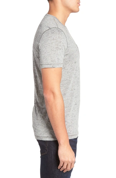 Shop John Varvatos Burnout Slim Fit T-shirt In Lt. Grey Heather