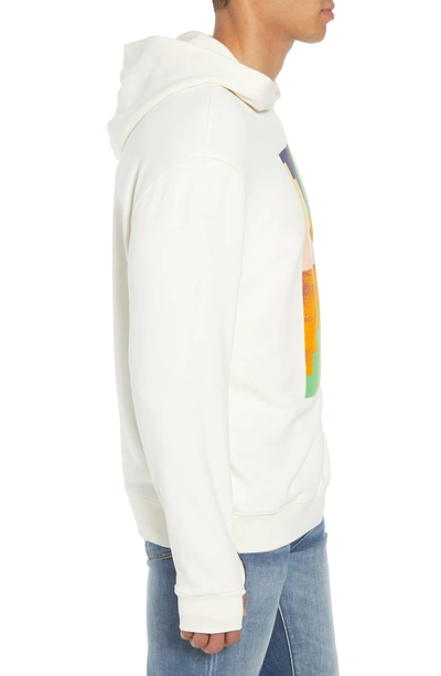 Shop Frame Pyramid Classic Fit Hoodie In Off White