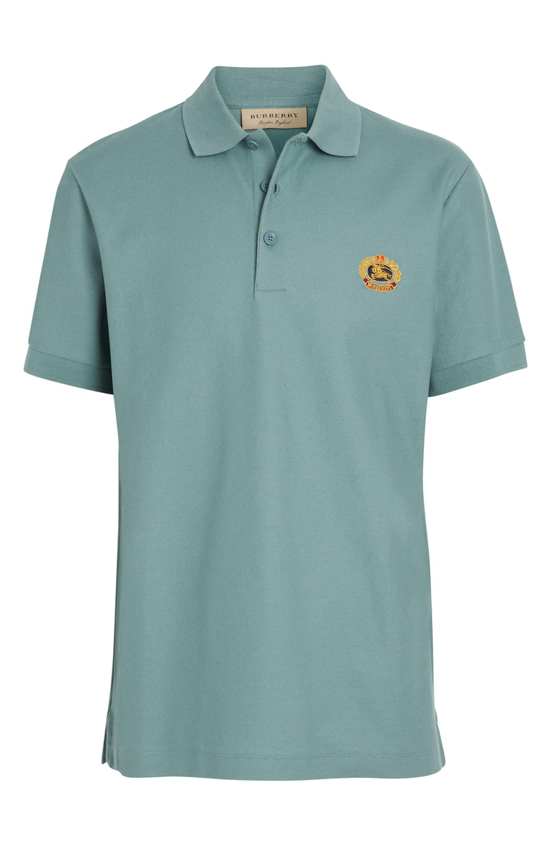 archive logo cotton piqué polo shirt