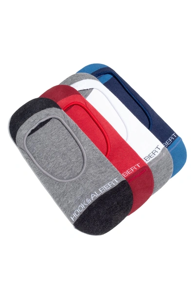 Shop Hook + Albert 4-pack Liner Socks In Red