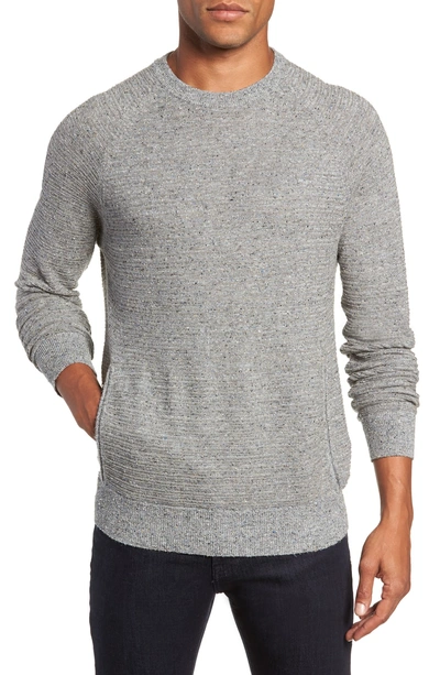 Shop Billy Reid Speckle Stripe Sweater In Grey Mix