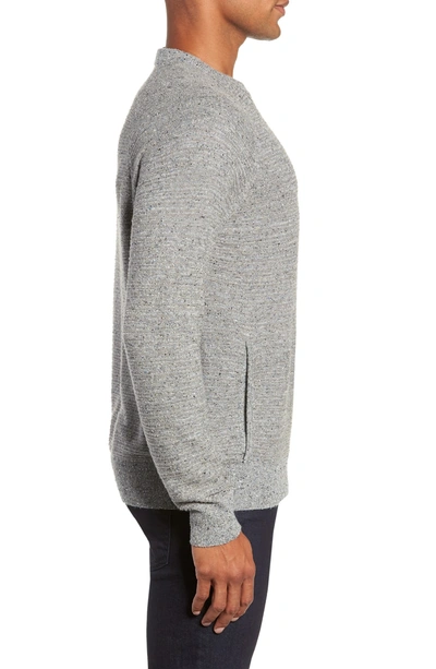 Shop Billy Reid Speckle Stripe Sweater In Grey Mix