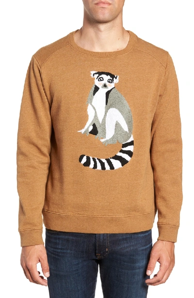 Shop Bonobos Lemur Regular Fit Sweatshirt In Heather Camel