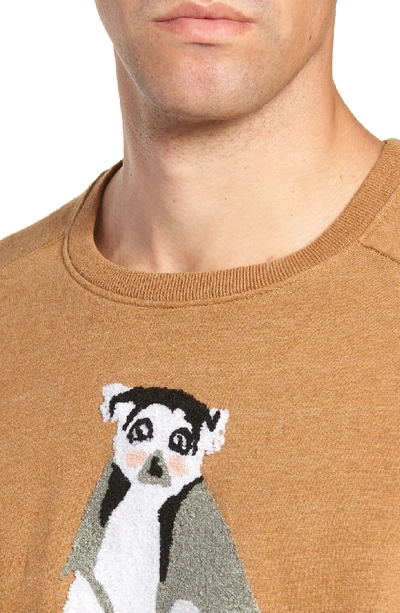 Shop Bonobos Lemur Regular Fit Sweatshirt In Heather Camel