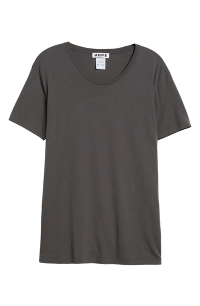 Shop Hope Alias Relaxed Fit T-shirt In Dark Antracite