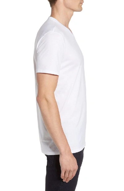 Shop Lacoste V-neck T-shirt In White