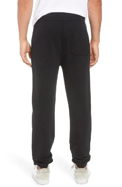 Shop Frame Cotton Regular Fit Sweatpants In Noir