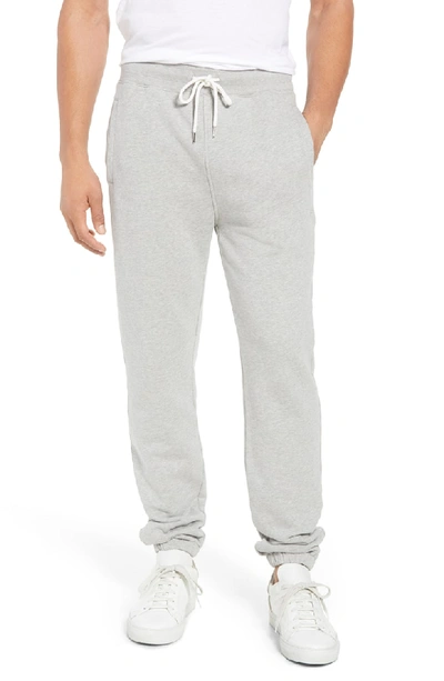 Shop Frame Cotton Regular Fit Sweatpants In Gris