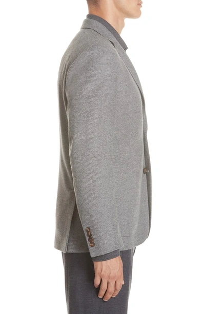 Shop Ermenegildo Zegna Trim Fit Wool & Cashmere Sport Coat In Grey