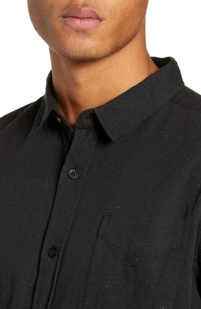 Shop Globe Goodstock Long Sleeve Shirt In Lead