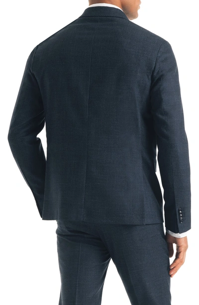 Shop Good Man Brand Uptown Trim Fit Plaid Wool Blend Sport Coat In Navy