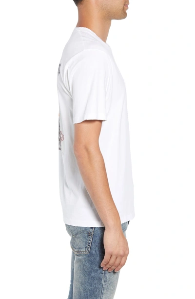 Shop The Kooples Black Wisdom Graphic Pocket T-shirt In White