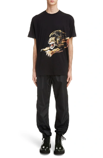 Shop Givenchy Lion Graphic T-shirt In Black