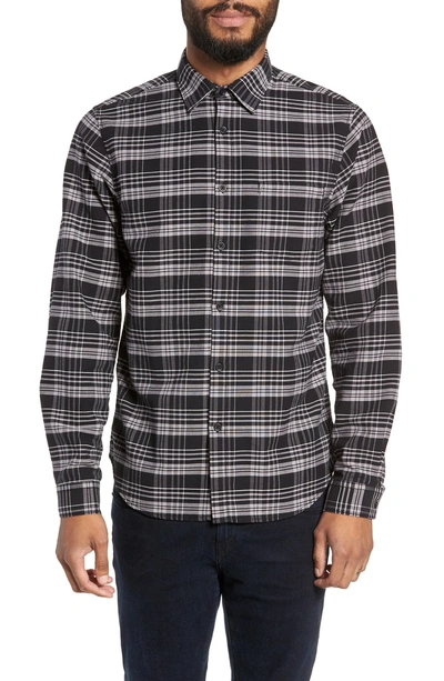 Shop Hope Roy Plaid Sport Shirt In Black Check