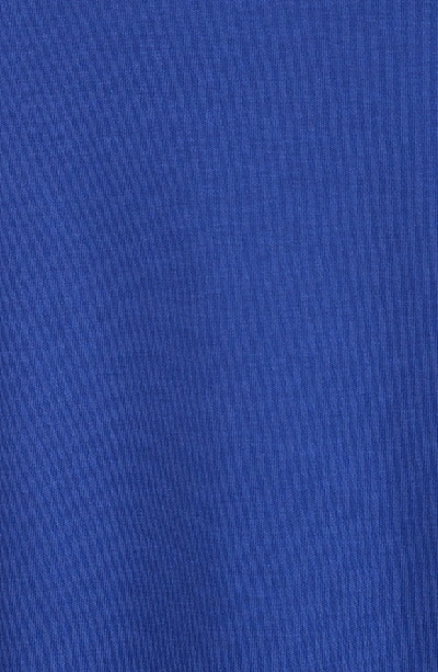 Shop Emporio Armani Slim Fit Polo In Solid Bright Blue