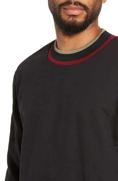 Shop Twenty Pride Mock Neck Sweatshirt In Jet Black