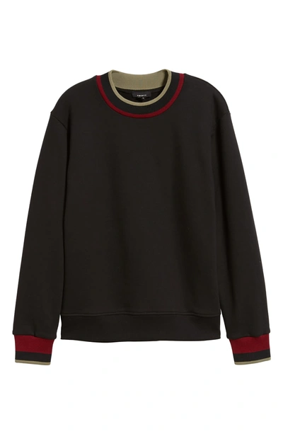 Shop Twenty Pride Mock Neck Sweatshirt In Jet Black