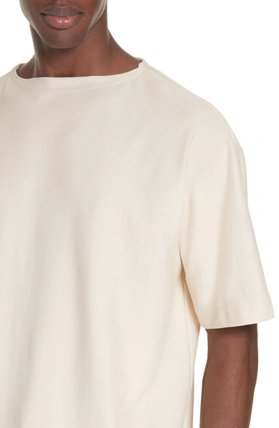 Shop Lemaire Boatneck T-shirt In Ginger