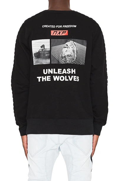 Shop Nxp Unleashed Fleece Sweatshirt In Jet Black