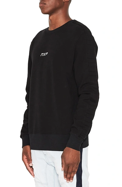 Shop Nxp Unleashed Fleece Sweatshirt In Jet Black