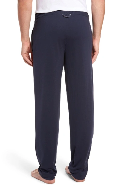 Shop Hanro Night & Day Knit Lounge Pants In Black Iris