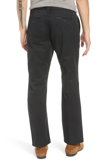 Bonobos Straight Leg Stretch Washed Chinos In Jet Black | ModeSens