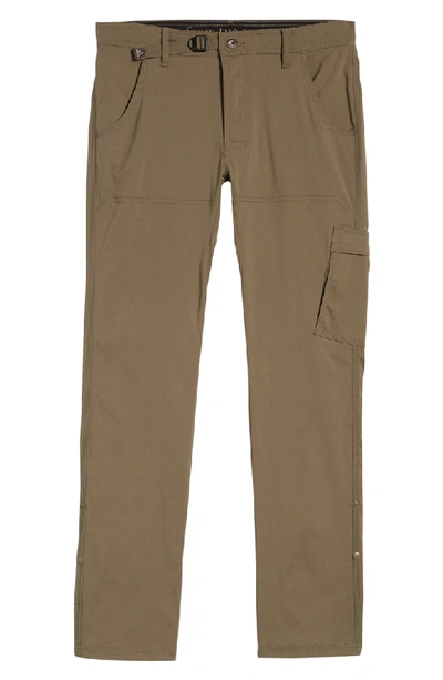 Shop Prana Stretch Zion Roll Pants In Mud