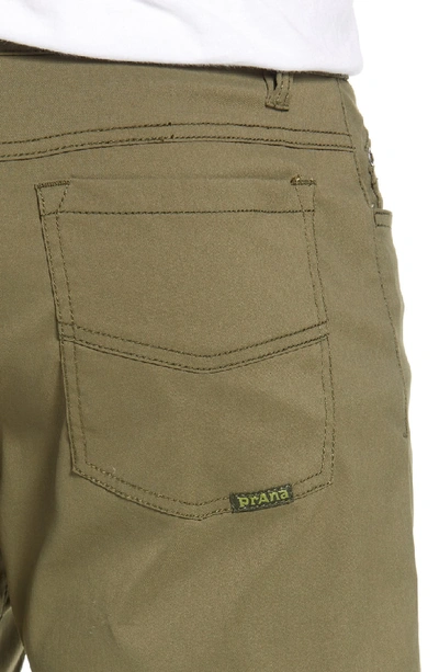 Shop Prana Brion Slim Fit Pants In Cargo Green