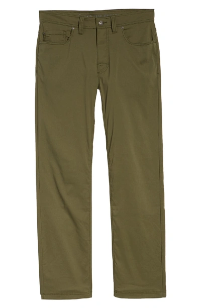 Shop Prana Brion Slim Fit Pants In Cargo Green