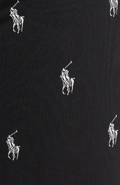 Shop Polo Ralph Lauren Cotton Stretch Boxer Briefs In Polo Black/ White Polo Print