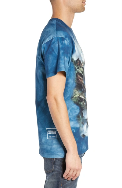 Shop G-star Raw G-star Cyrer Waterfall Loose T-shirt In Teal Blue