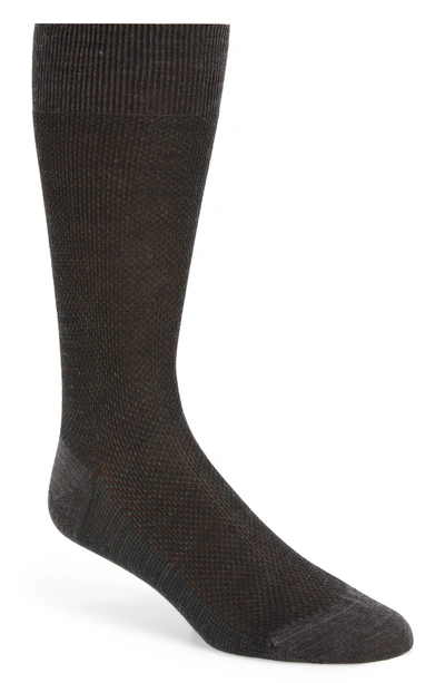 Shop Pantherella 'vintage Collection - Blenheim' Merino Wool Blend Socks In New Dark Grey Mix