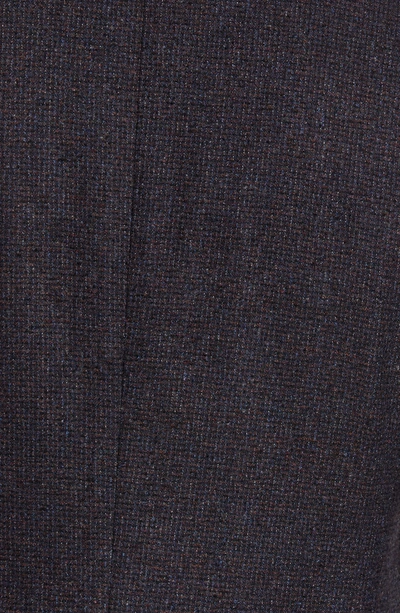Shop Culturata Trim Fit Check Wool Blend Sport Coat In Dark Purple