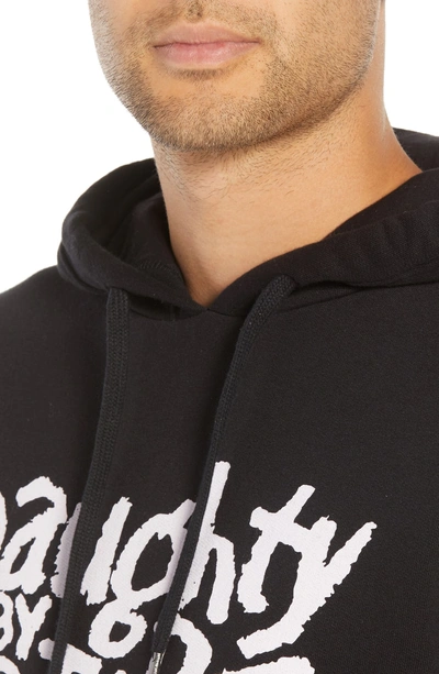 Shop Elevenparis Naughty By Nature Hoodie Sweatshirt In Black