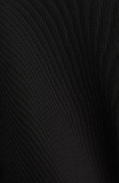 Shop Lacoste Fleece Zip Hoodie In Black/ Silver Chine