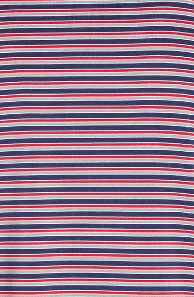 Shop Bobby Jones Rule 18 Stripe Tech Jersey Polo In Navy