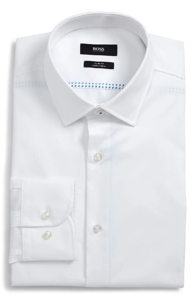 Shop Hugo Boss Jerris Slim Fit Dress Shirt In White