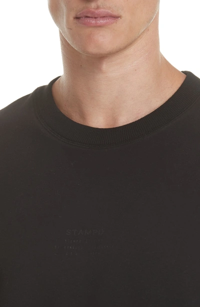 Shop Stampd Crewneck Sweatshirt In Black