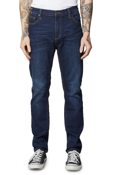 Shop Rolla's Tim Slims Slim Fit Jeans In Shadow Blue