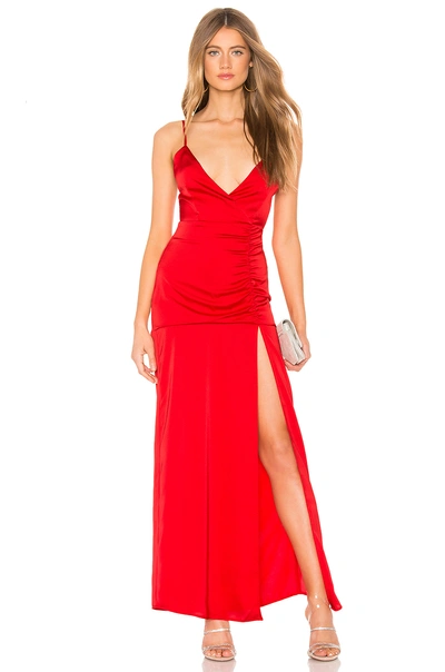 Shop Privacy Please Darcy Maxi Dress In Red